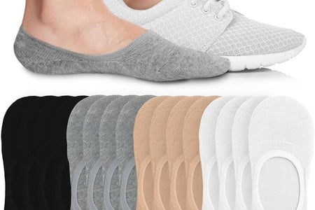 No Show Socks Womens with Low Cut Socks and No Slip Socks for Women