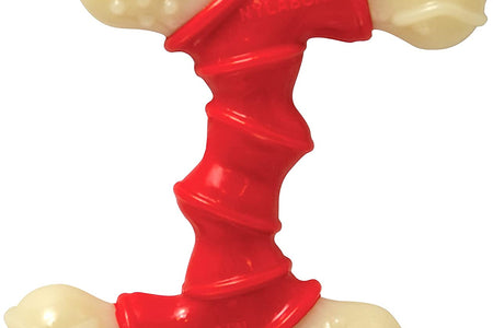 Double Bone Power Chew Toy for Dogs, Dog Toys for Aggressive Chewers, Bacon Flavor, X-Large - 50+ Lbs, 1 Count