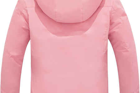 Women'S Mountain Waterproof Ski Jacket Windproof Rain Jacket Winter Warm Hooded Coat